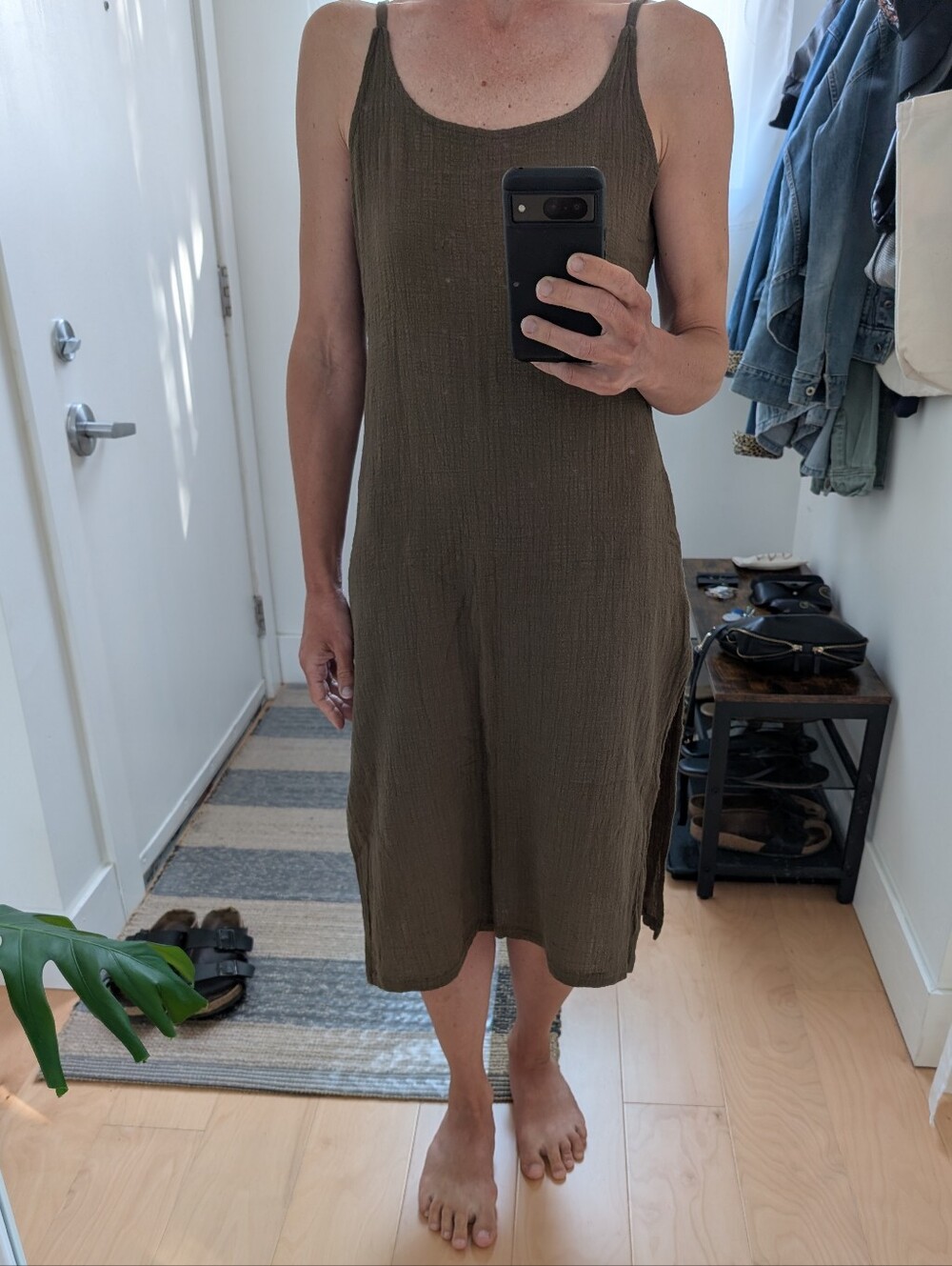 Organic Cotton Midi Dress